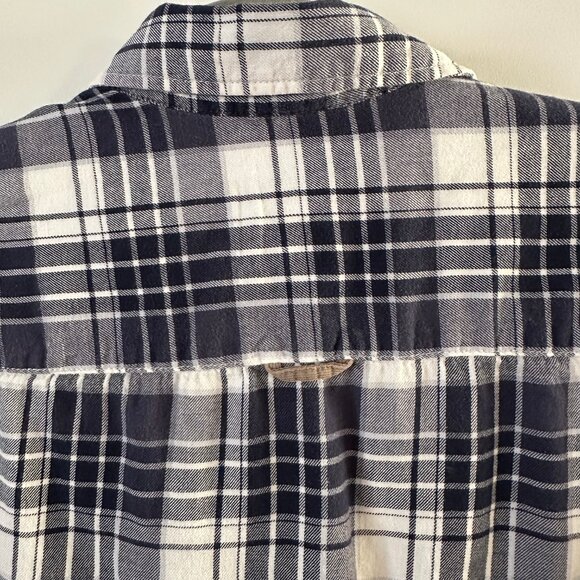 LOGG by H&M Plaid Button-Up Shirt with Elbow Patches - Picture 3 of 4